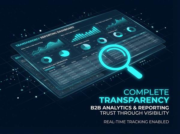 B2B analytics and reporting visual